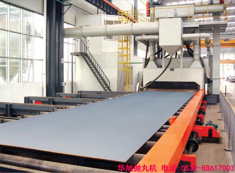 河北客戶訂購的鋼板預處理線