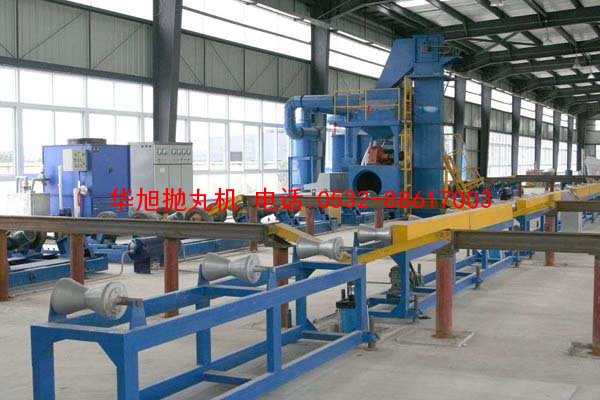 圓鋼管拋丸除銹機(jī)_圓鋼管表面清理機(jī)