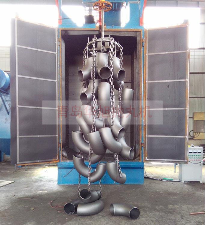 吊鉤式拋丸機(jī)清理彎管后的效果