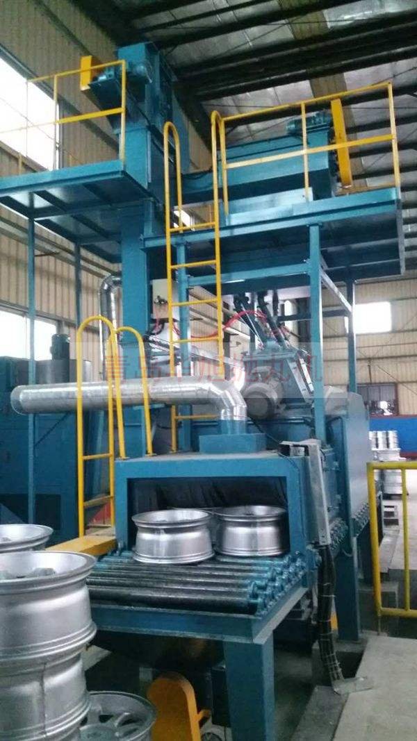 汽車(chē)輪轂輪圈拋丸清理效果