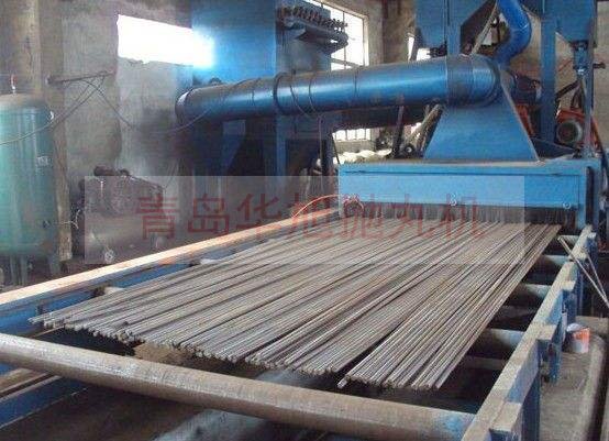 輥道通過(guò)式拋丸機(jī)清理鋼筋線(xiàn)材