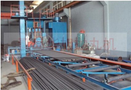 鋼筋線材拋丸除銹設(shè)備