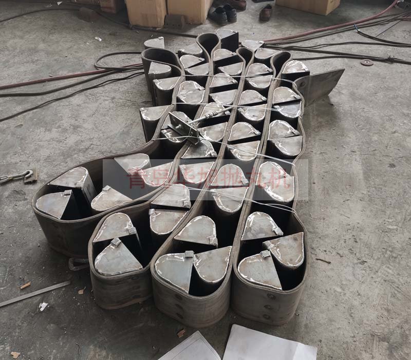 大型拋丸機上使用的提升帶