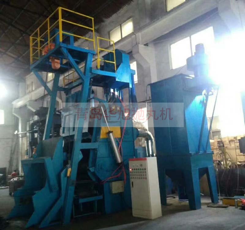 Q3220履帶式自動上下料拋丸機調試完畢 Q3220履帶式自動上下料拋丸機調試完畢