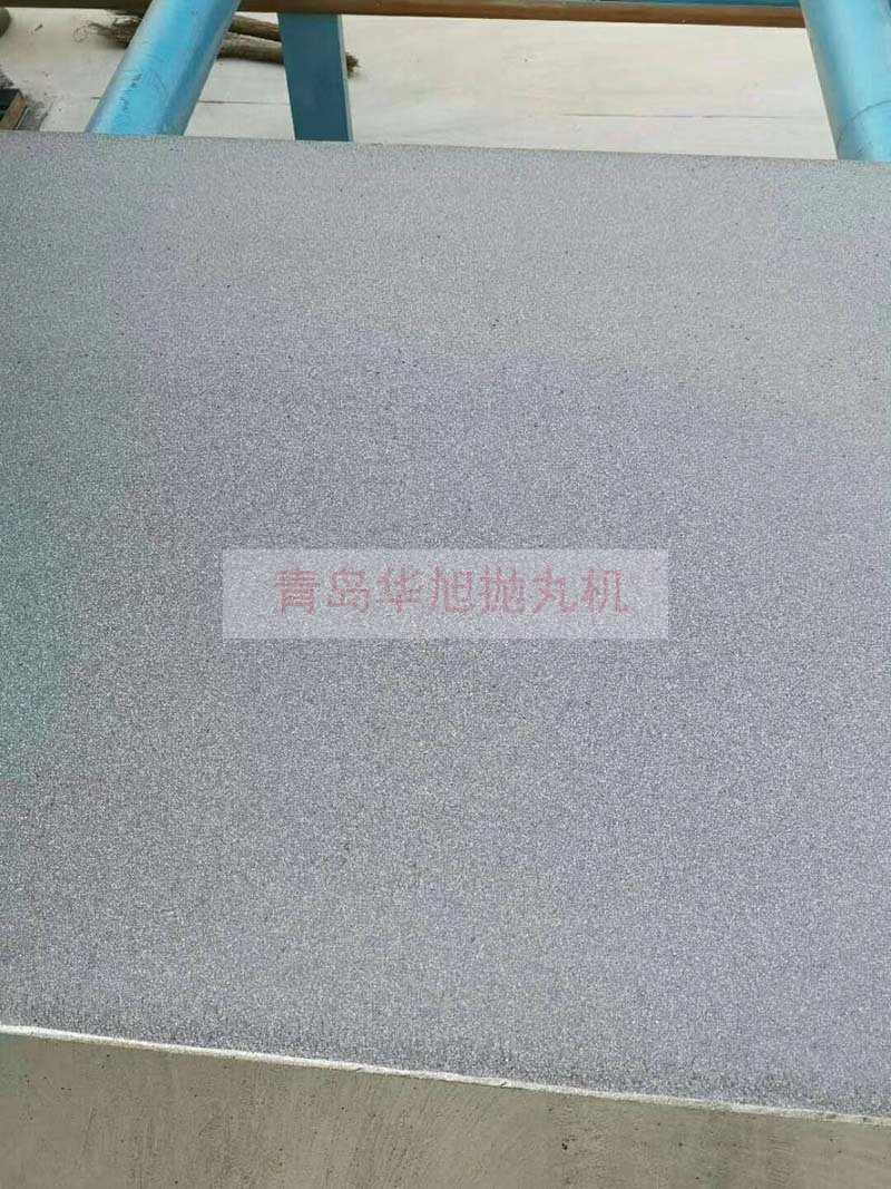 清理后的鋼板表面效果