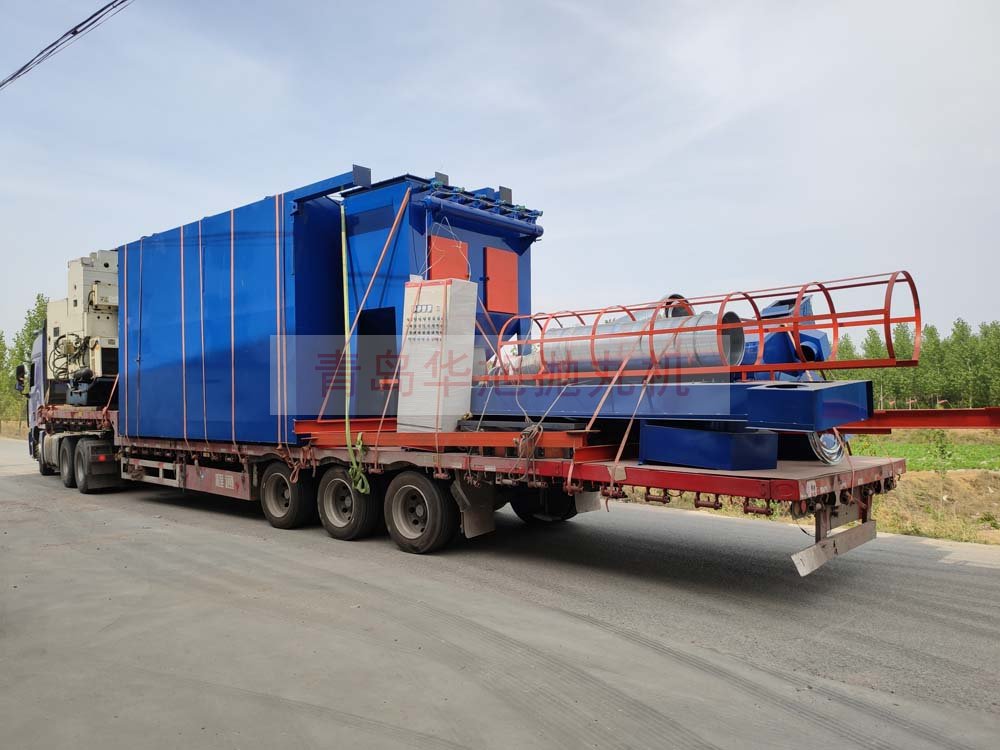 Q3720雙吊鉤式拋丸機發(fā)貨現(xiàn)場