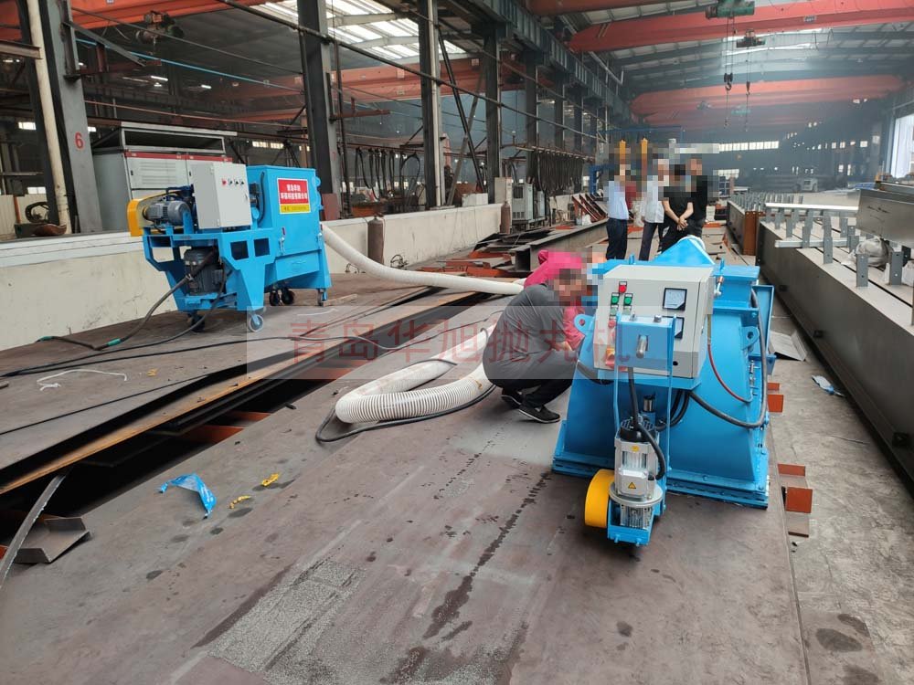 HX-850移動式拋丸機-鋼板除銹設(shè)備